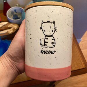 NEW Cat Treat Canister by Signature